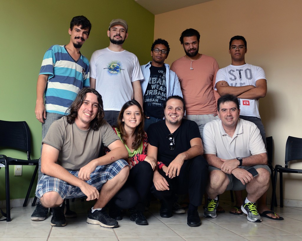 Participantes da fundação do Pixa Hackerspace